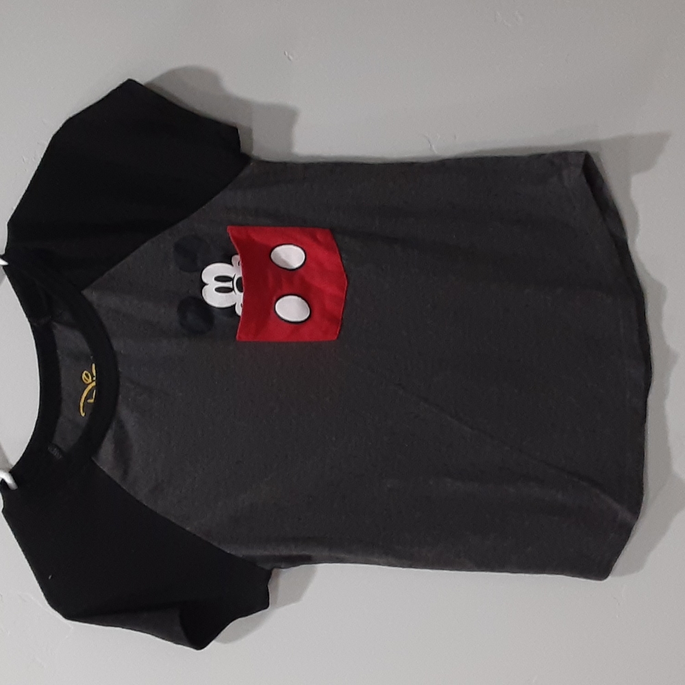 Black, gray, and red Mickey Mouse shirts Women's small